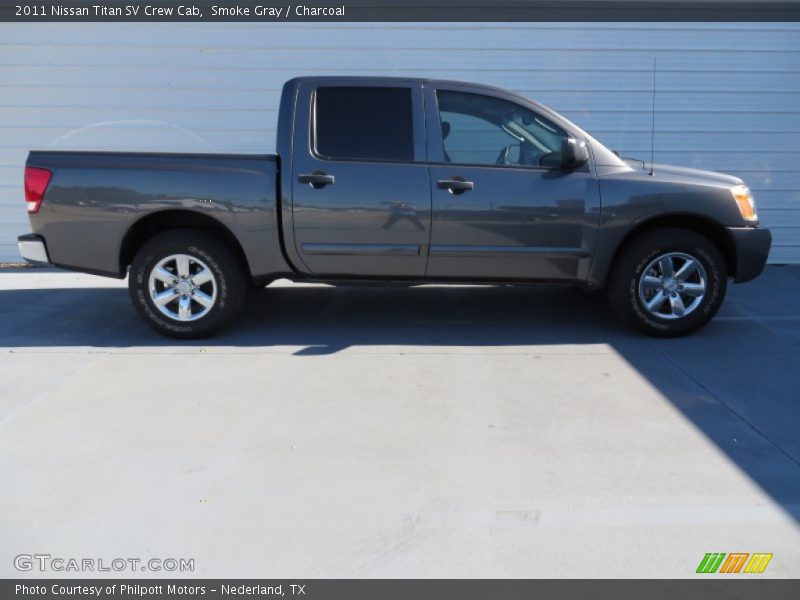 Smoke Gray / Charcoal 2011 Nissan Titan SV Crew Cab