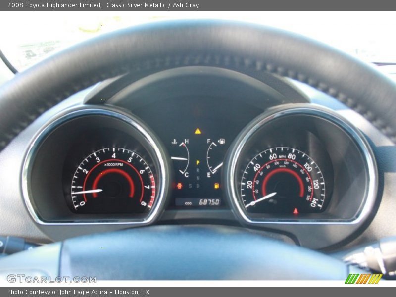 Classic Silver Metallic / Ash Gray 2008 Toyota Highlander Limited