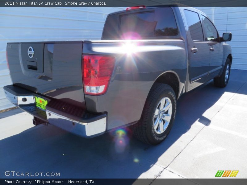 Smoke Gray / Charcoal 2011 Nissan Titan SV Crew Cab