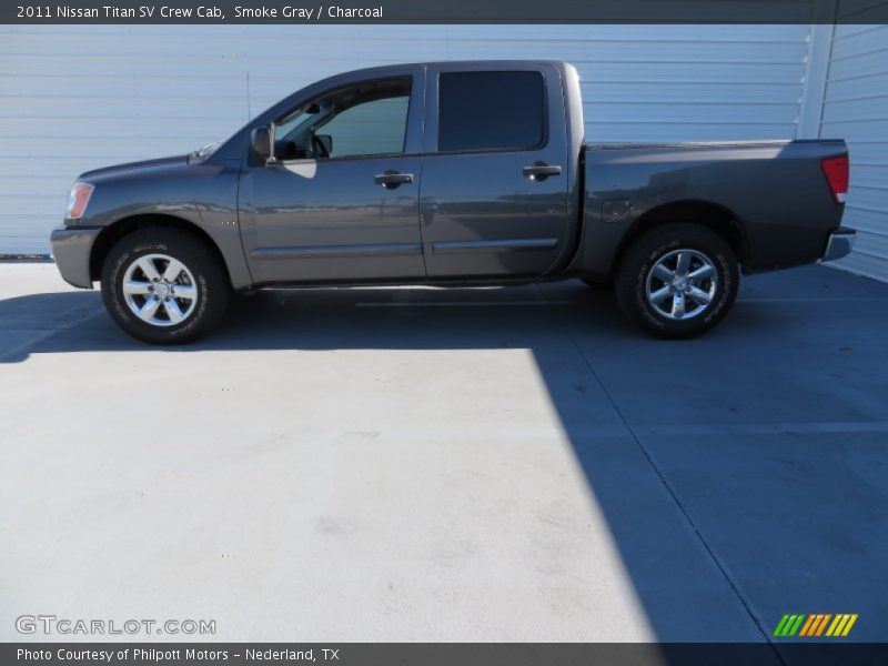 Smoke Gray / Charcoal 2011 Nissan Titan SV Crew Cab