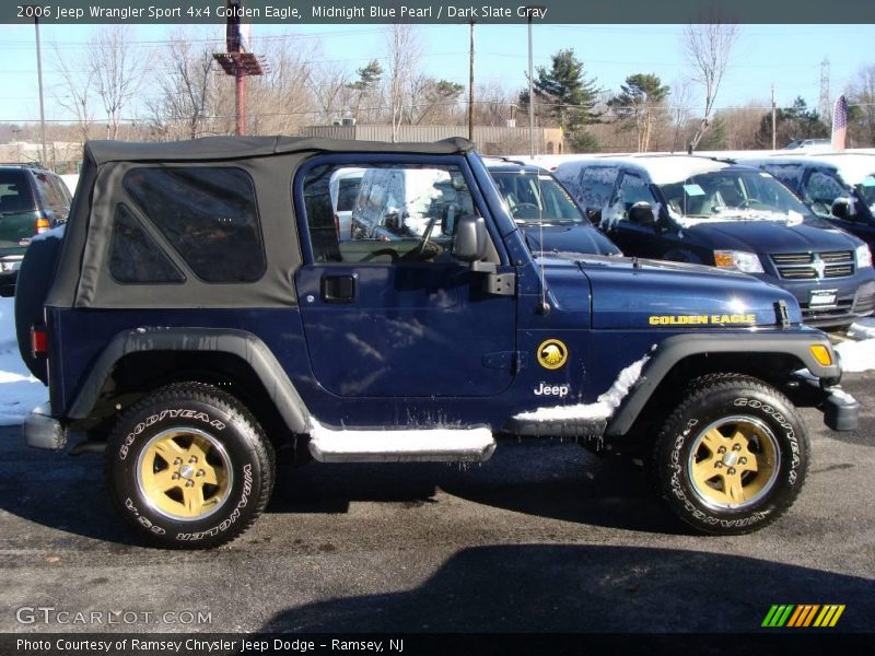 Midnight Blue Pearl / Dark Slate Gray 2006 Jeep Wrangler Sport 4x4 Golden Eagle