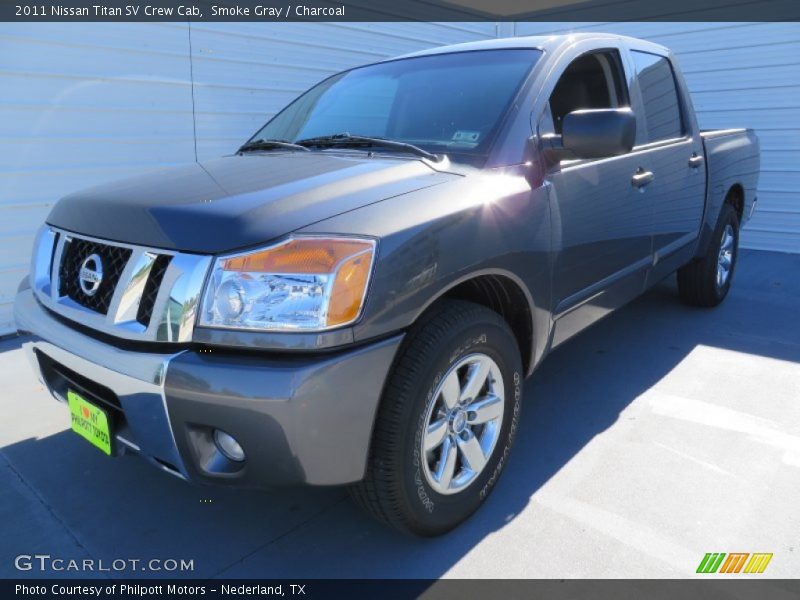 Smoke Gray / Charcoal 2011 Nissan Titan SV Crew Cab