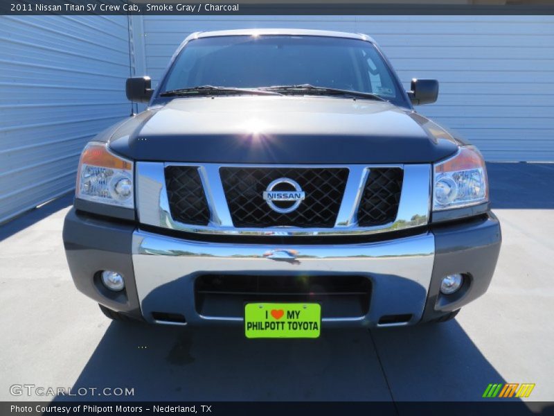 Smoke Gray / Charcoal 2011 Nissan Titan SV Crew Cab