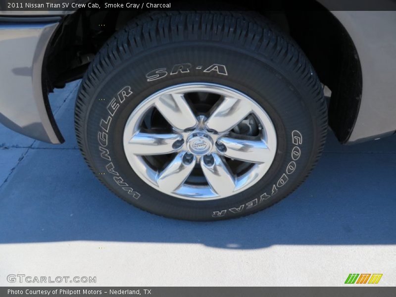 Smoke Gray / Charcoal 2011 Nissan Titan SV Crew Cab