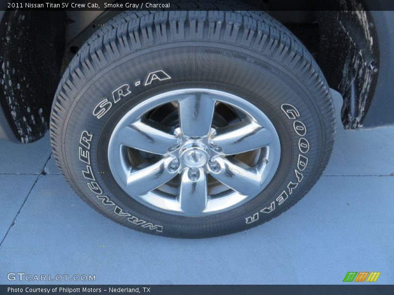 Smoke Gray / Charcoal 2011 Nissan Titan SV Crew Cab