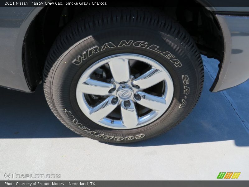 Smoke Gray / Charcoal 2011 Nissan Titan SV Crew Cab
