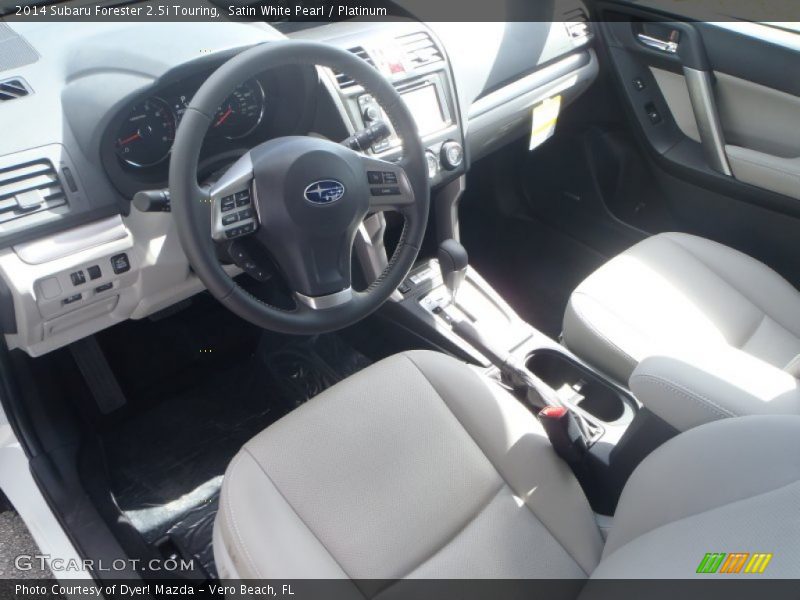  2014 Forester 2.5i Touring Platinum Interior