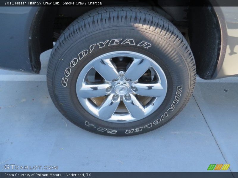 Smoke Gray / Charcoal 2011 Nissan Titan SV Crew Cab