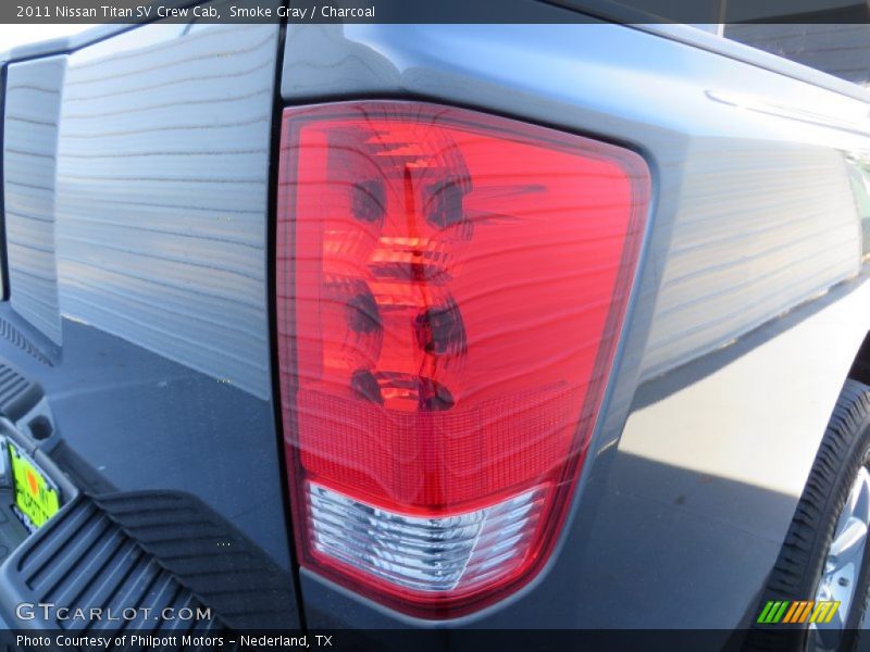 Smoke Gray / Charcoal 2011 Nissan Titan SV Crew Cab
