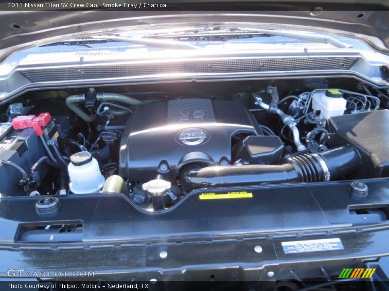 Smoke Gray / Charcoal 2011 Nissan Titan SV Crew Cab