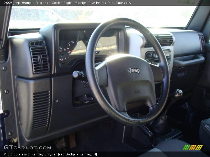 Midnight Blue Pearl / Dark Slate Gray 2006 Jeep Wrangler Sport 4x4 Golden Eagle