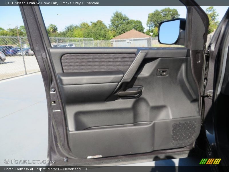 Smoke Gray / Charcoal 2011 Nissan Titan SV Crew Cab