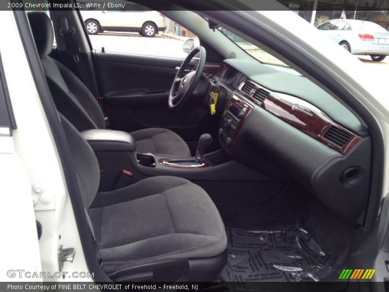 White / Ebony 2009 Chevrolet Impala LS