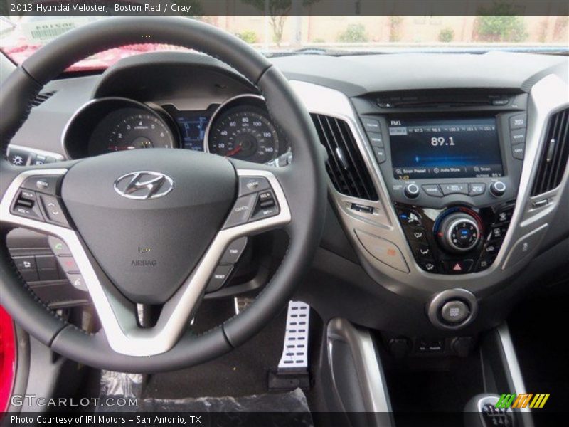 Boston Red / Gray 2013 Hyundai Veloster