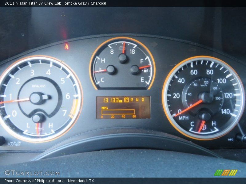 Smoke Gray / Charcoal 2011 Nissan Titan SV Crew Cab