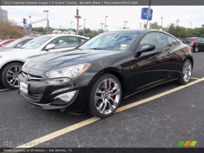 Becketts Black / Red Leather/Red Cloth 2013 Hyundai Genesis Coupe 3.8 Grand Touring