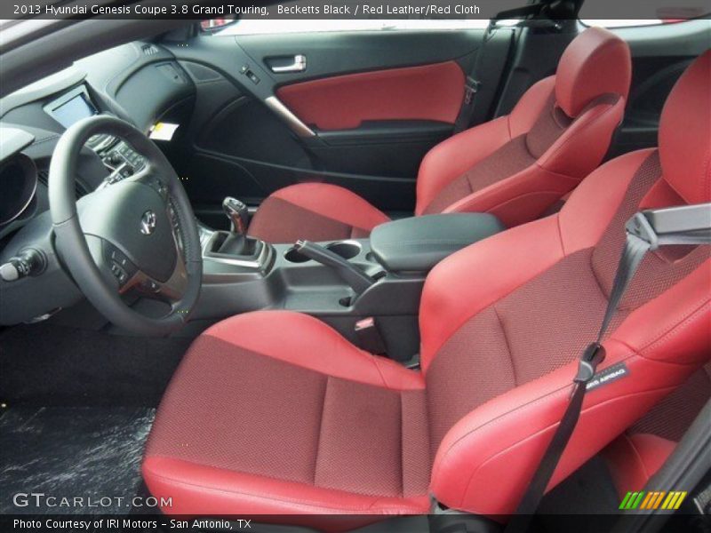 Becketts Black / Red Leather/Red Cloth 2013 Hyundai Genesis Coupe 3.8 Grand Touring