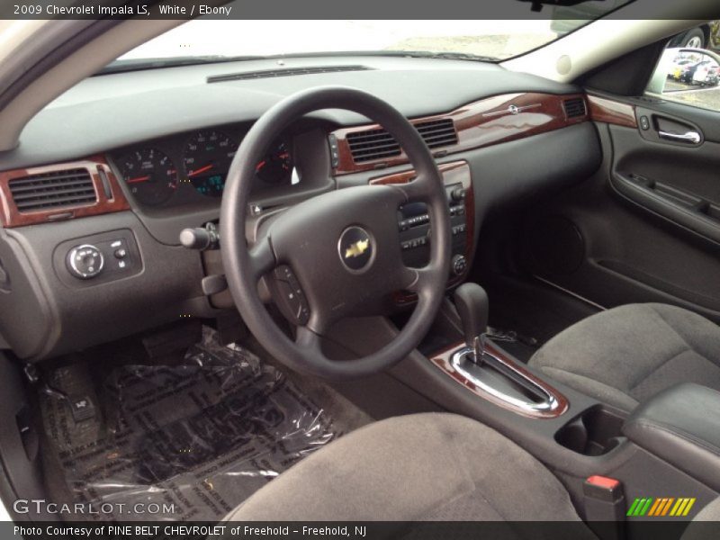 White / Ebony 2009 Chevrolet Impala LS