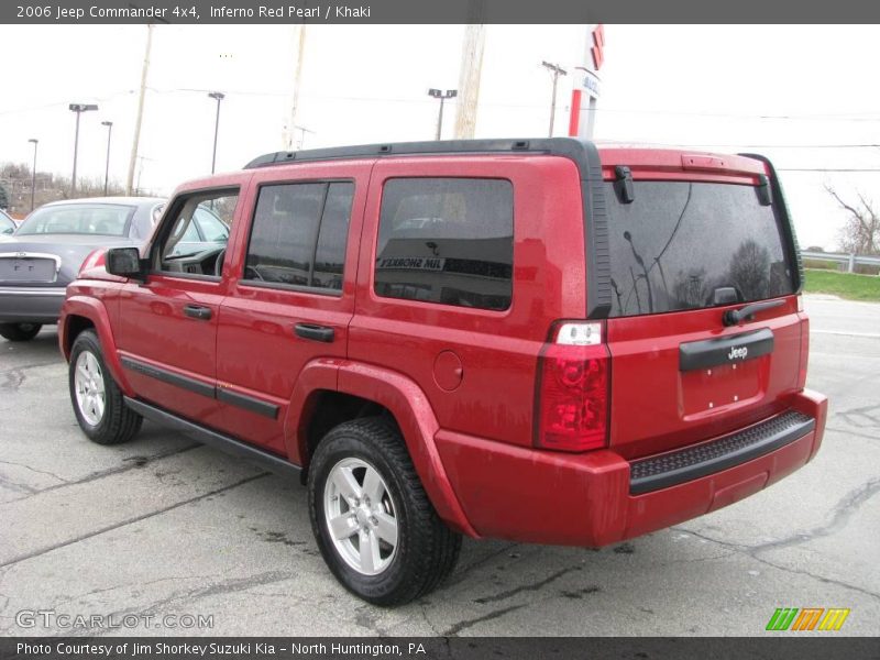 Inferno Red Pearl / Khaki 2006 Jeep Commander 4x4