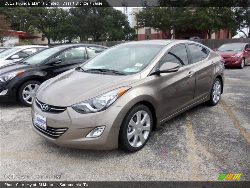 Desert Bronze / Beige 2013 Hyundai Elantra Limited