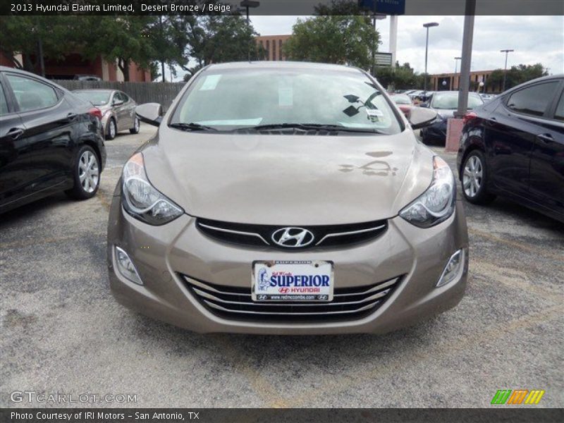Desert Bronze / Beige 2013 Hyundai Elantra Limited