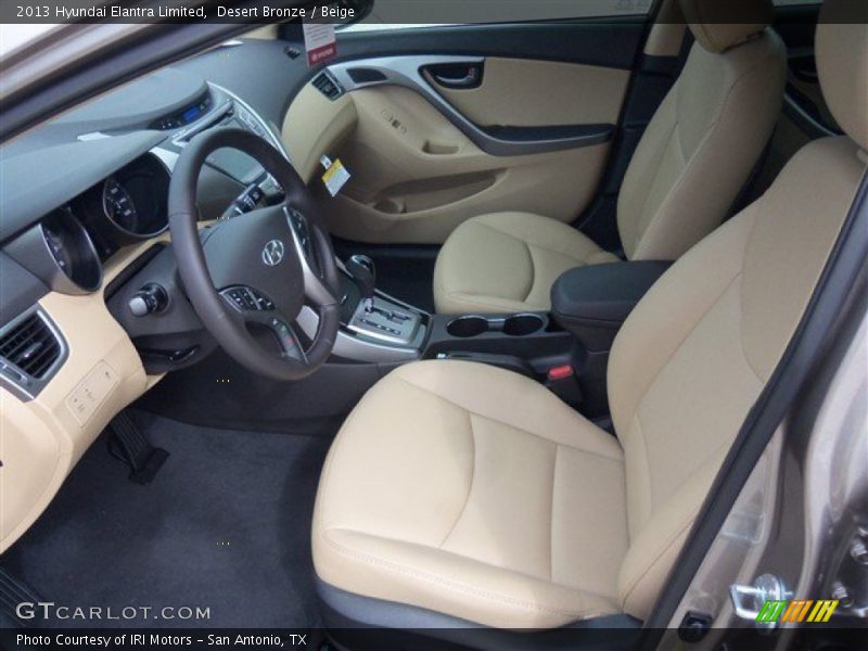 Desert Bronze / Beige 2013 Hyundai Elantra Limited