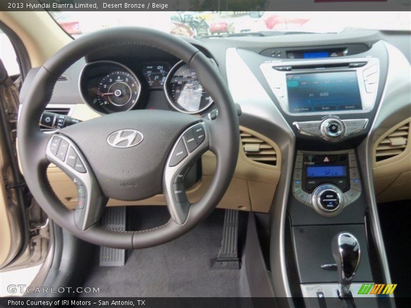 Desert Bronze / Beige 2013 Hyundai Elantra Limited