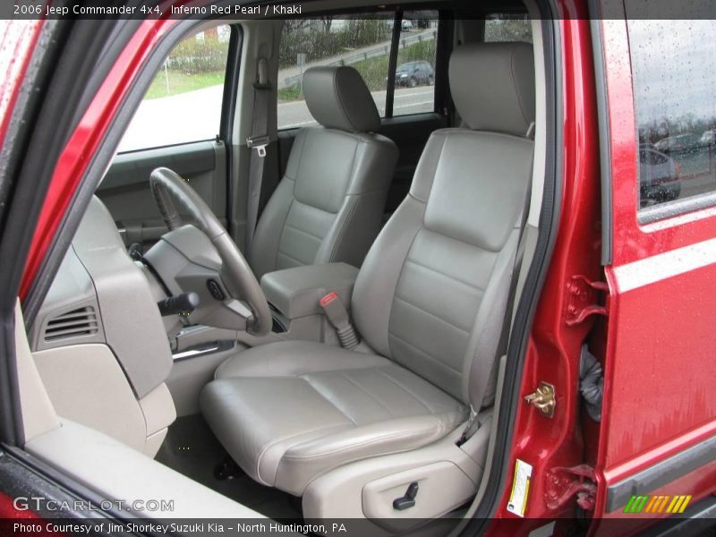 Inferno Red Pearl / Khaki 2006 Jeep Commander 4x4
