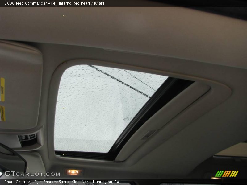 Inferno Red Pearl / Khaki 2006 Jeep Commander 4x4