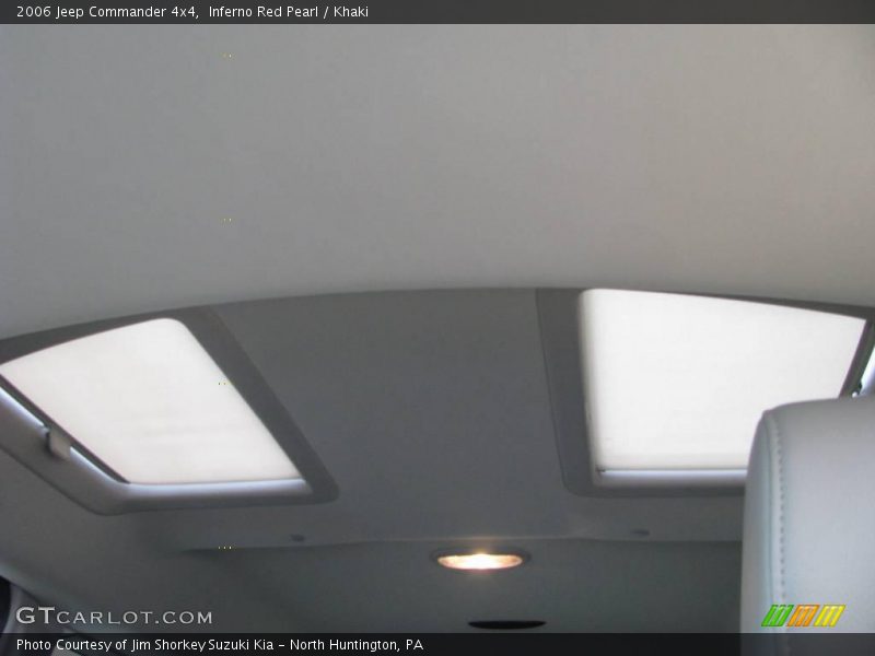 Inferno Red Pearl / Khaki 2006 Jeep Commander 4x4