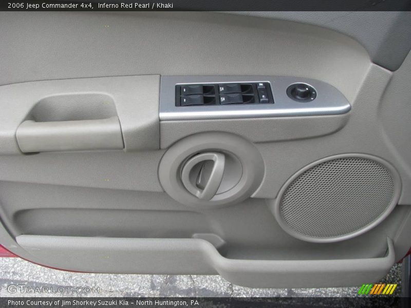 Inferno Red Pearl / Khaki 2006 Jeep Commander 4x4