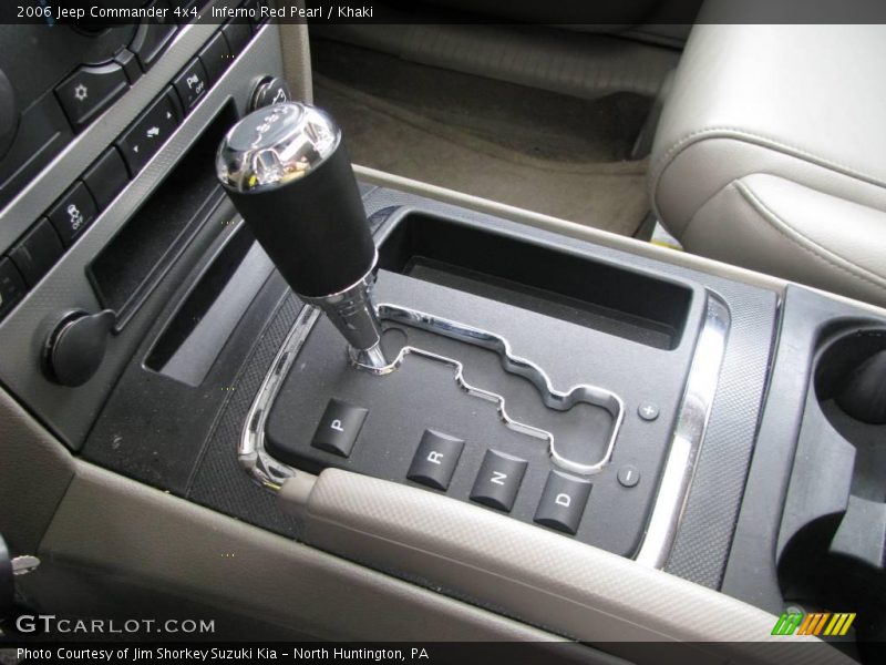 Inferno Red Pearl / Khaki 2006 Jeep Commander 4x4