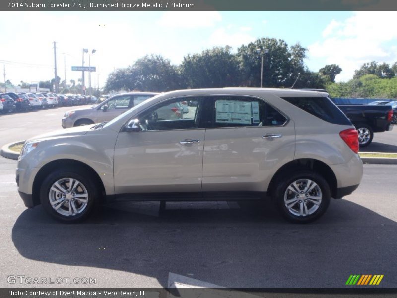 Burnished Bronze Metallic / Platinum 2014 Subaru Forester 2.5i
