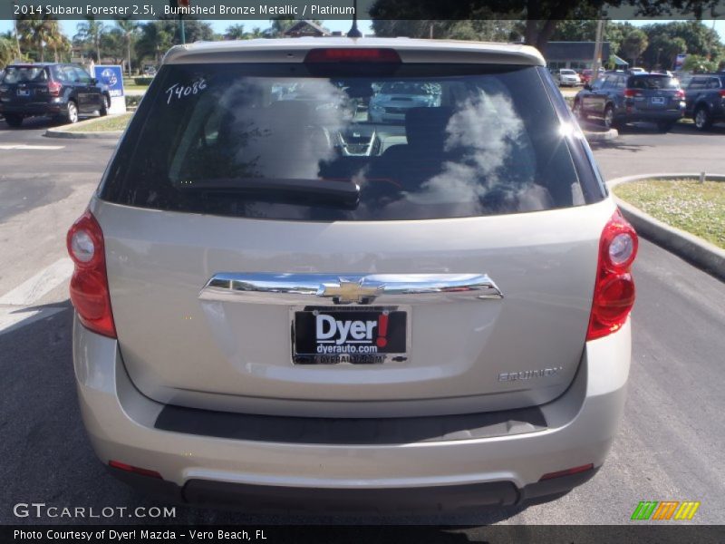 Burnished Bronze Metallic / Platinum 2014 Subaru Forester 2.5i
