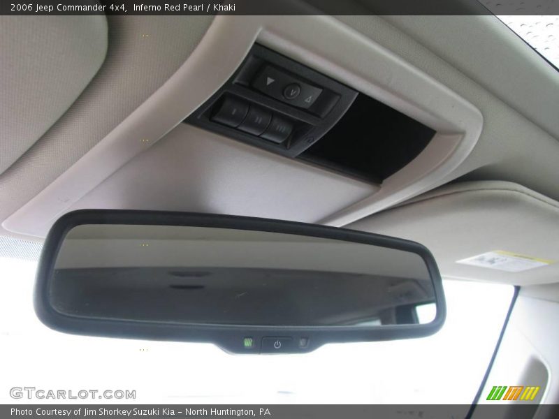 Inferno Red Pearl / Khaki 2006 Jeep Commander 4x4