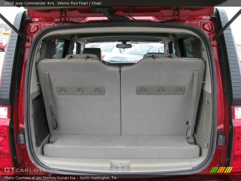 Inferno Red Pearl / Khaki 2006 Jeep Commander 4x4