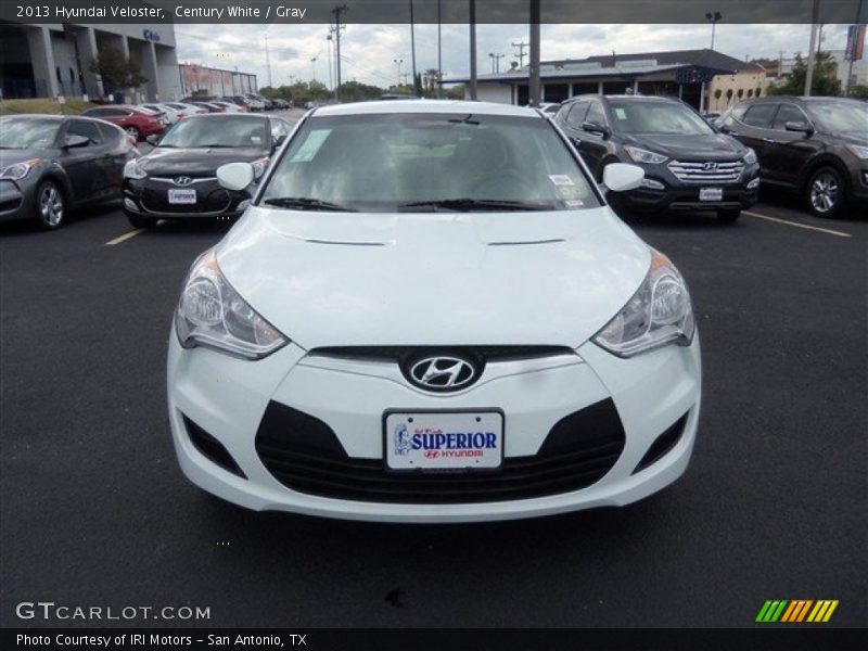 Century White / Gray 2013 Hyundai Veloster