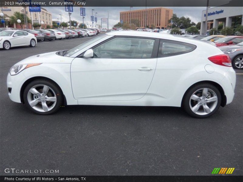 Century White / Gray 2013 Hyundai Veloster