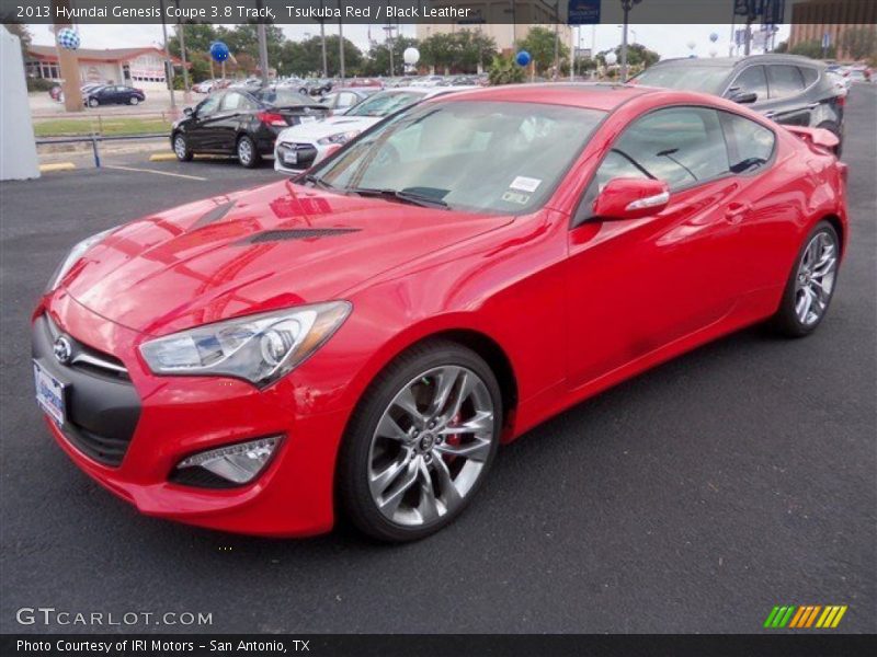 Tsukuba Red / Black Leather 2013 Hyundai Genesis Coupe 3.8 Track