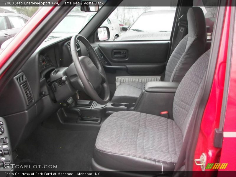 Flame Red / Agate Black 2000 Jeep Cherokee Sport 4x4