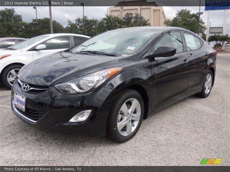 Black / Beige 2013 Hyundai Elantra GLS