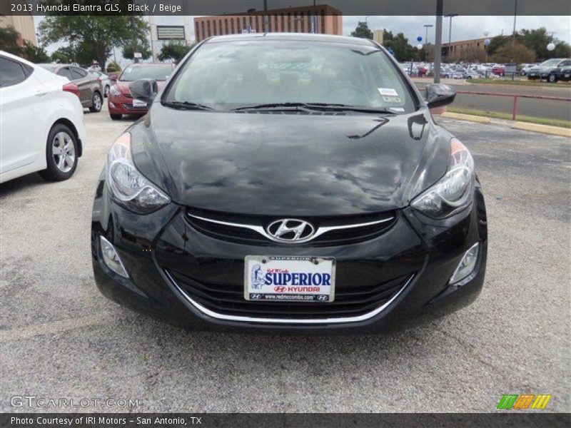 Black / Beige 2013 Hyundai Elantra GLS