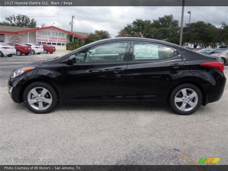 Black / Beige 2013 Hyundai Elantra GLS