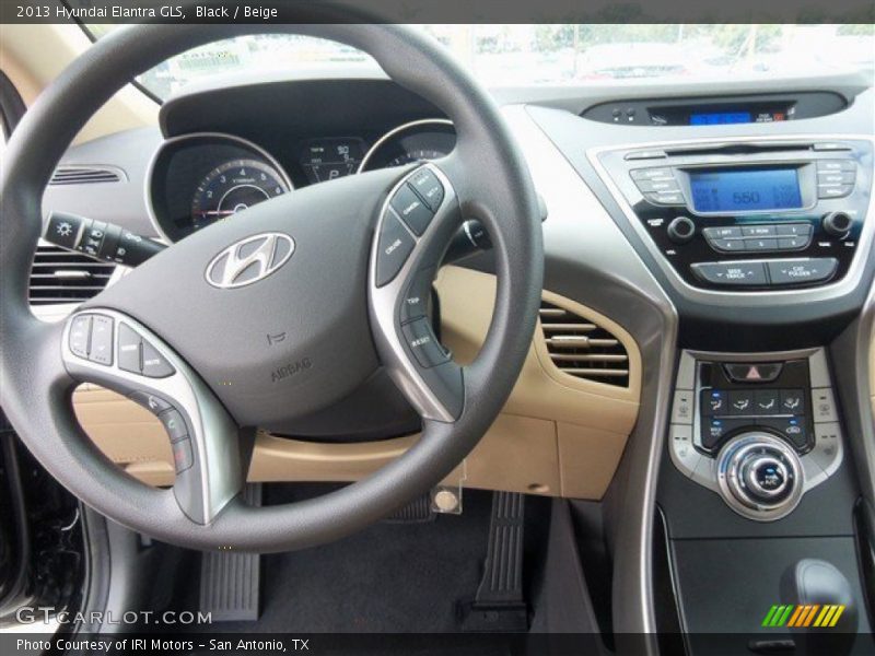 Black / Beige 2013 Hyundai Elantra GLS