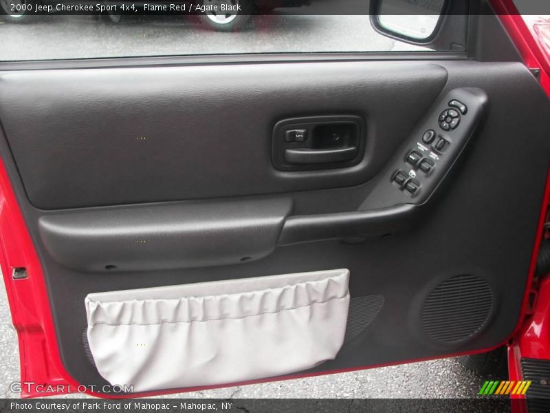 Flame Red / Agate Black 2000 Jeep Cherokee Sport 4x4