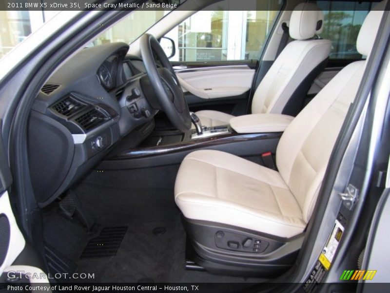 Space Gray Metallic / Sand Beige 2011 BMW X5 xDrive 35i