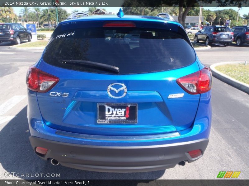 Sky Blue Mica / Black 2014 Mazda CX-5 Grand Touring