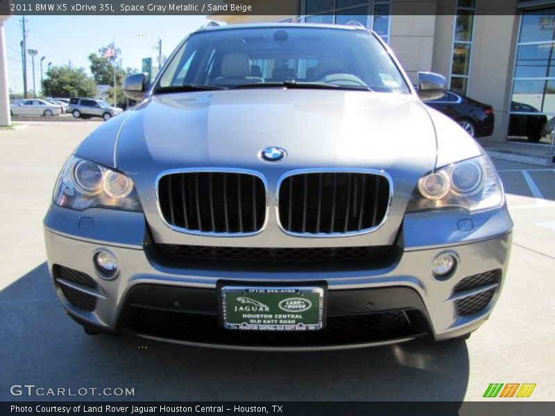 Space Gray Metallic / Sand Beige 2011 BMW X5 xDrive 35i