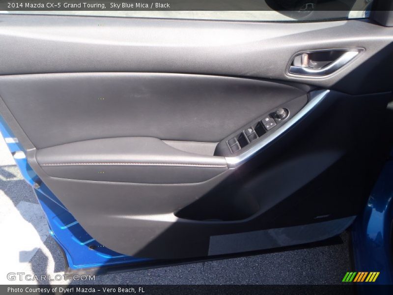Sky Blue Mica / Black 2014 Mazda CX-5 Grand Touring