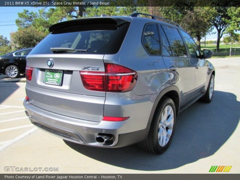 Space Gray Metallic / Sand Beige 2011 BMW X5 xDrive 35i